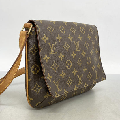 Louis Vuitton Monogram Musette Tango Short Strap Shoulder Bag M51257 Brown