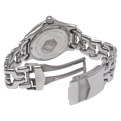 Tag Heuer Cell Watch Wg1214-K0 Quartz Black Dial Stainless Steel Boys' Heuer