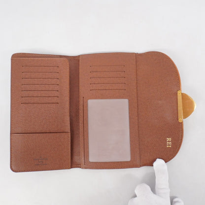 Louis Vuitton Monogram Portefeuilles Tri-Fold Long Wallet M60123 Brown