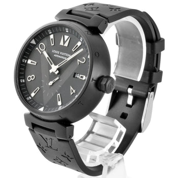 Louis Vuitton Louis Vuitton Q1D22Z Tambour Watch Automatic Black Dial