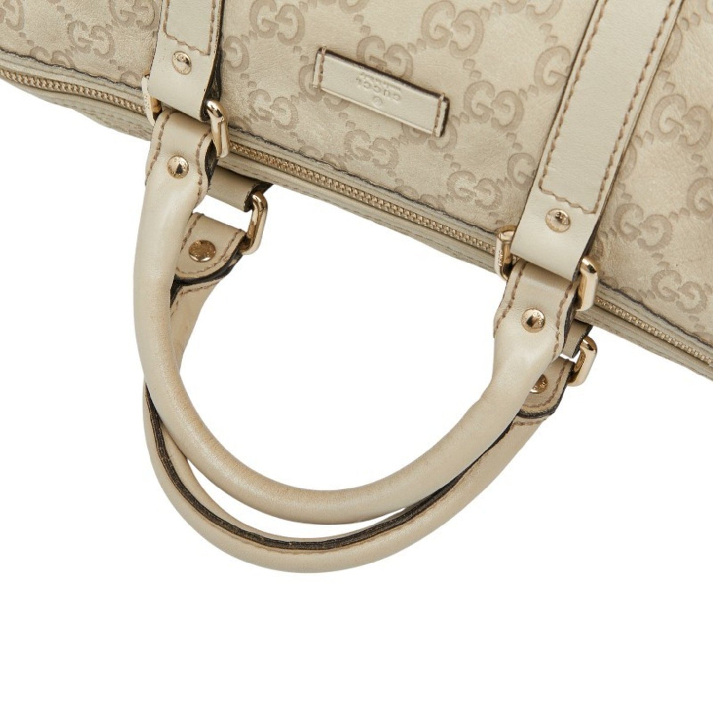 Gucci Guccissima Handbag 193603 Ivory Leather
