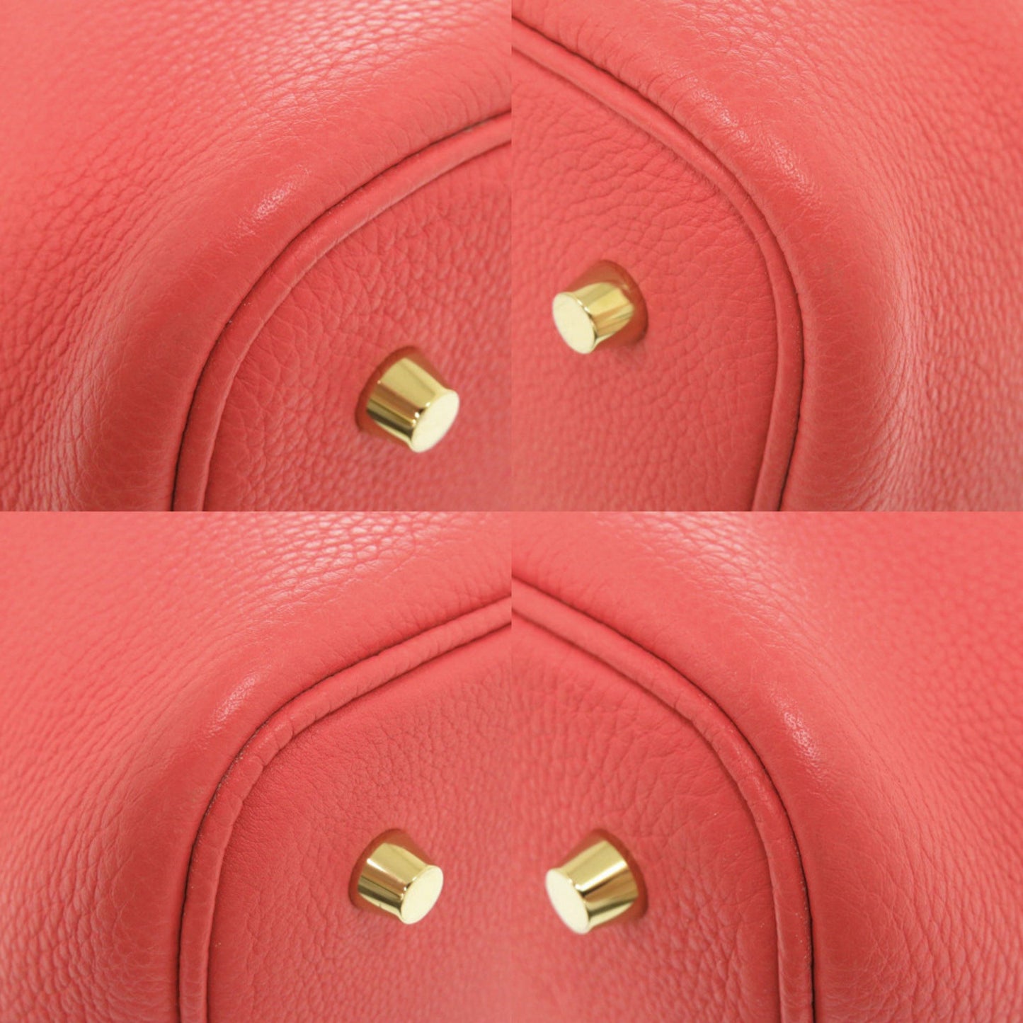 Herms Picotin Lock Mm Taurillon Clemence Leather Rouge Pivoine Handbag