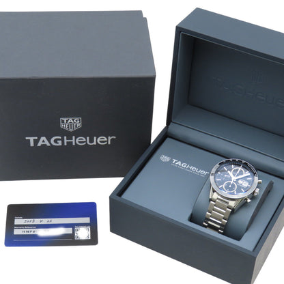 Like New Tag Heuer Carrera Calibre 16 Cv201Aj-9 Automatic Watch In Stainless Steel