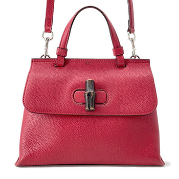 Gucci Handbag Daily Bamboo Leather 370831 Gucci 2Way