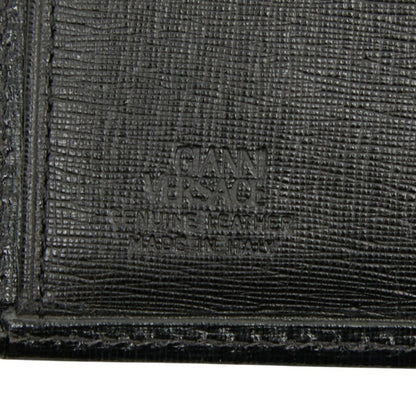 Versace Medusa Long Wallet Black Leather