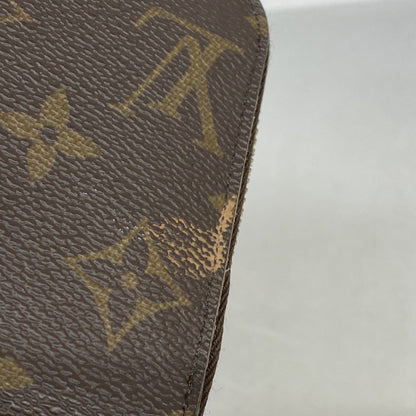 Louis Vuitton Monogram Zippy Wallet M41895 Brown Fuchsia