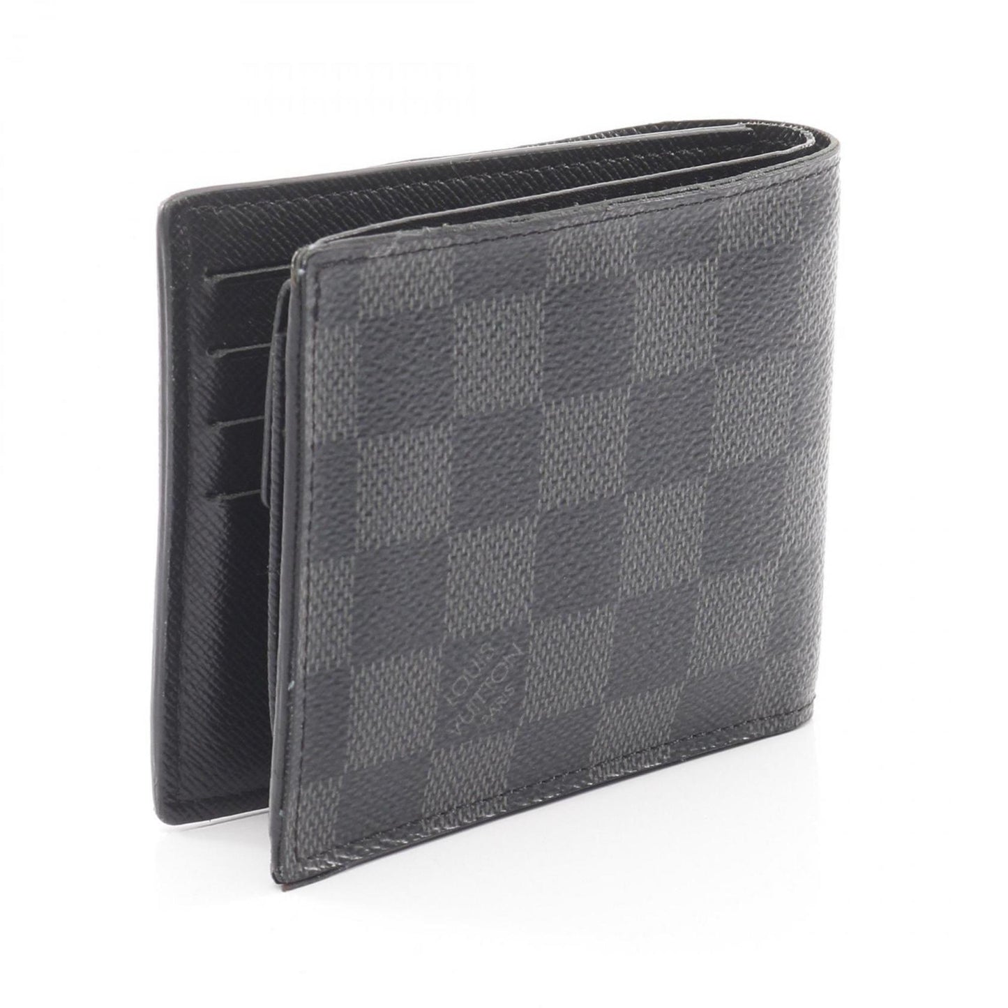 Louis Vuitton Portefeuille Marco Nm Damier Graphite Bifold Wallet
