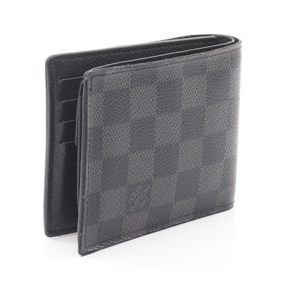 Louis Vuitton Portefeuille Marco Nm Damier Graphite Bifold Wallet