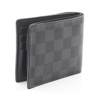 Louis Vuitton Portefeuille Marco Nm Damier Graphite Bifold Wallet