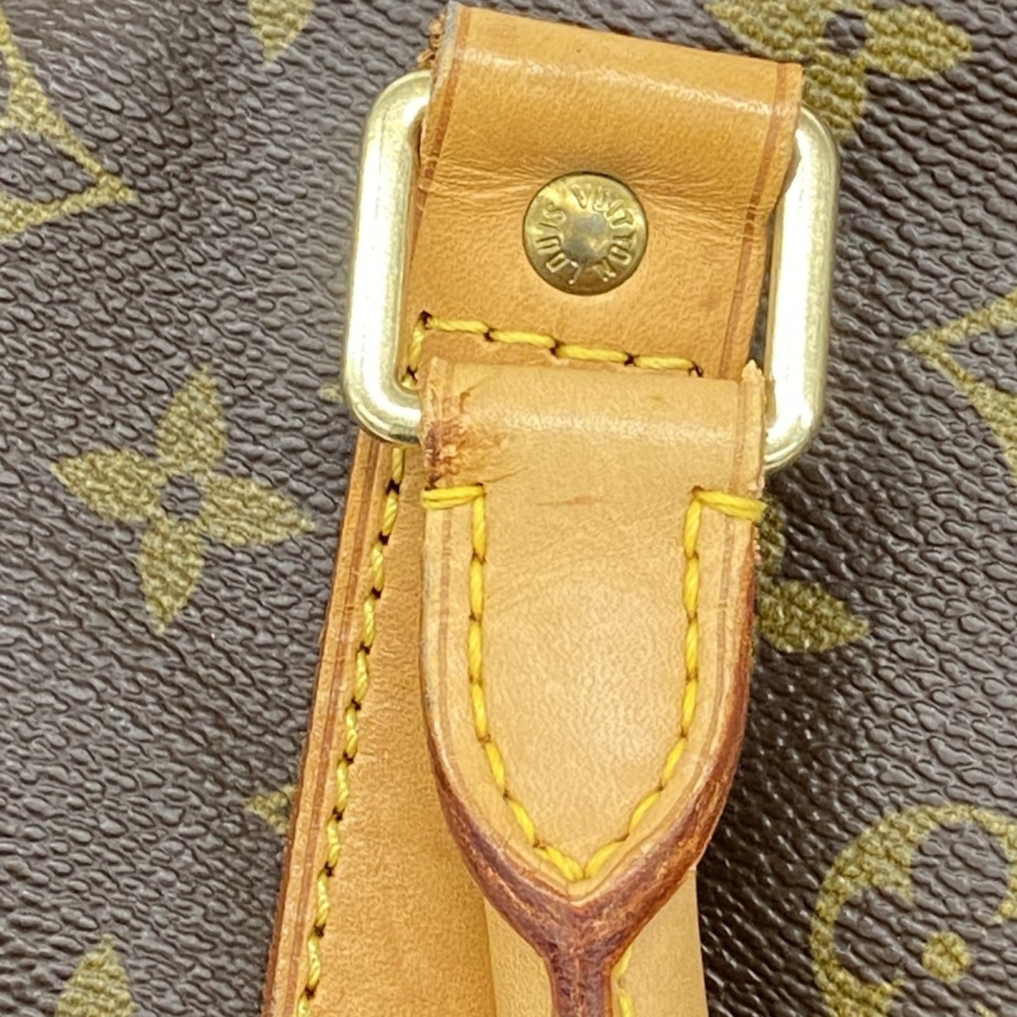 Louis Vuitton Monogram Keepall 60 Boston Bag M41422 Brown