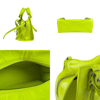 Balenciaga Neo Classic City Mini Handbag/Shoulder Bag In Embossed Leather