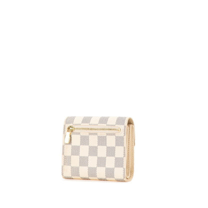 Louis Vuitton Damier Azur Portefeuille Koala Tri-Fold Wallet N60013 White
