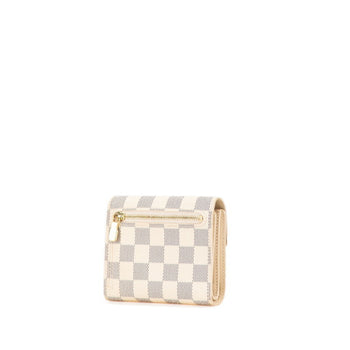 Louis Vuitton Damier Azur Portefeuille Koala Tri-Fold Wallet N60013 White