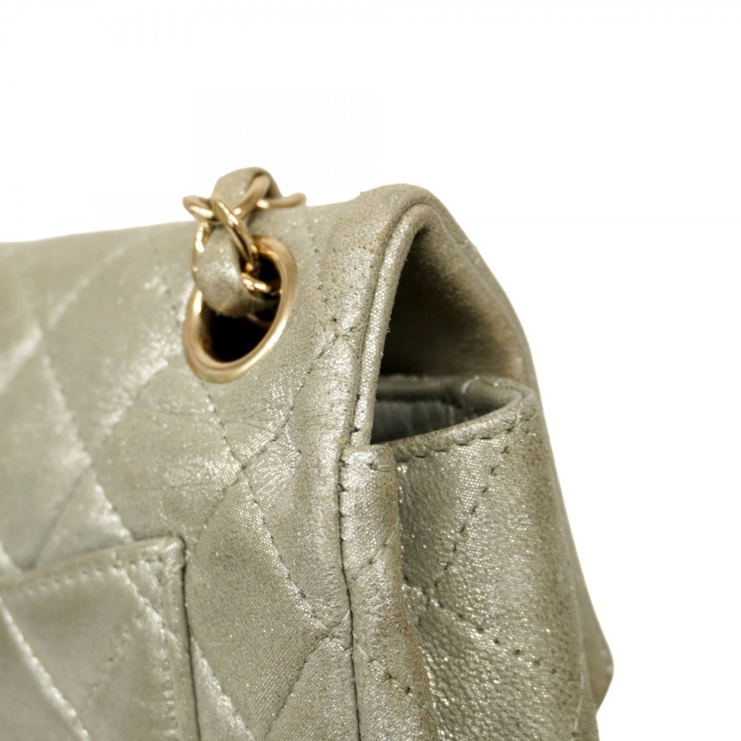 Chanel Mini Matelasse Shoulder Bag With Double Chain