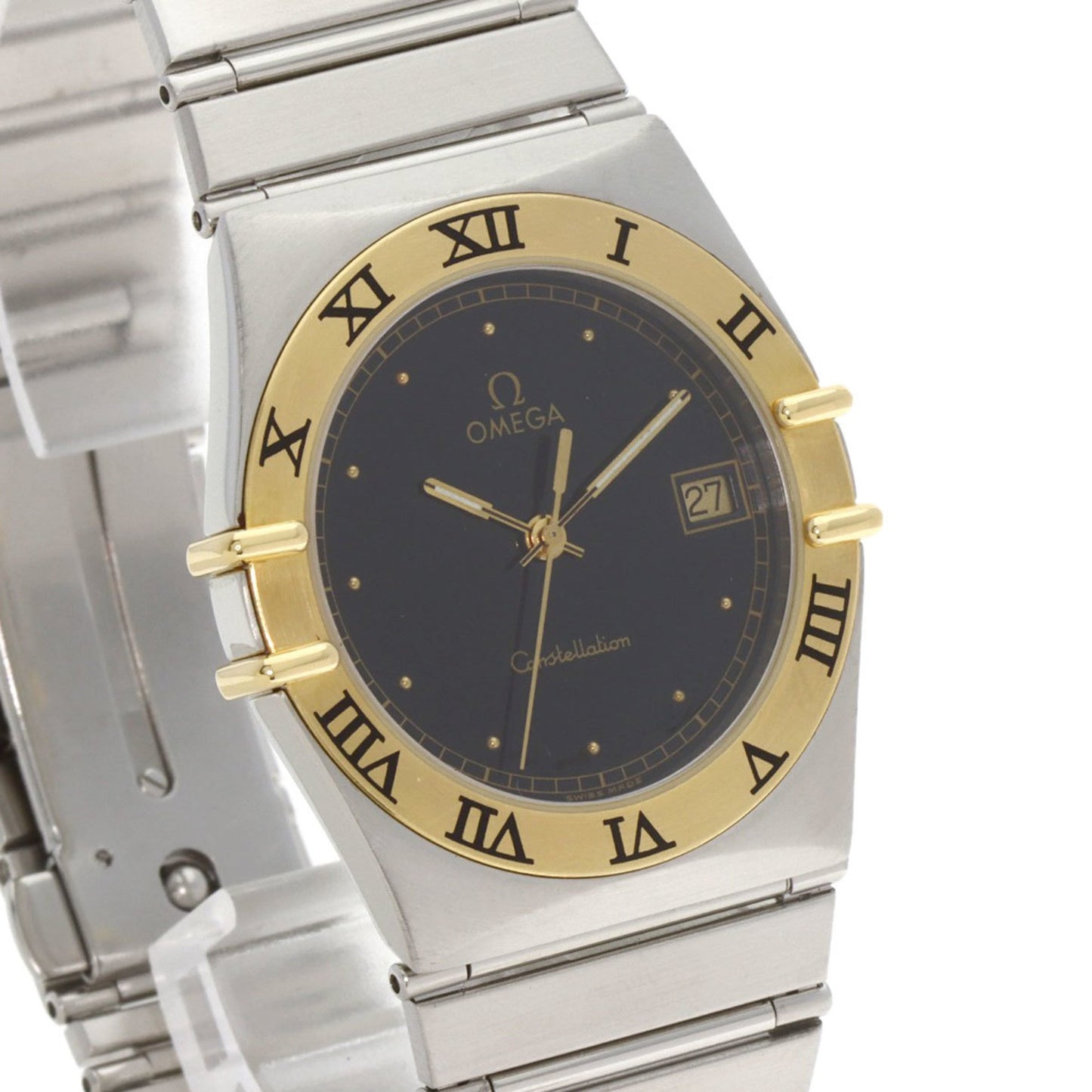 Omega Constellation Flat Bezel Stainless Steel Watch Ssx18Kyg