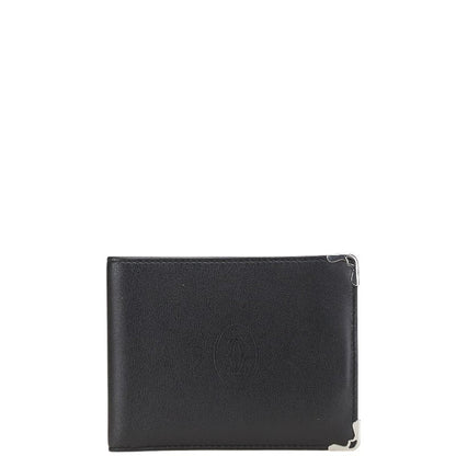 Cartier Must Line Billfold Black Leather