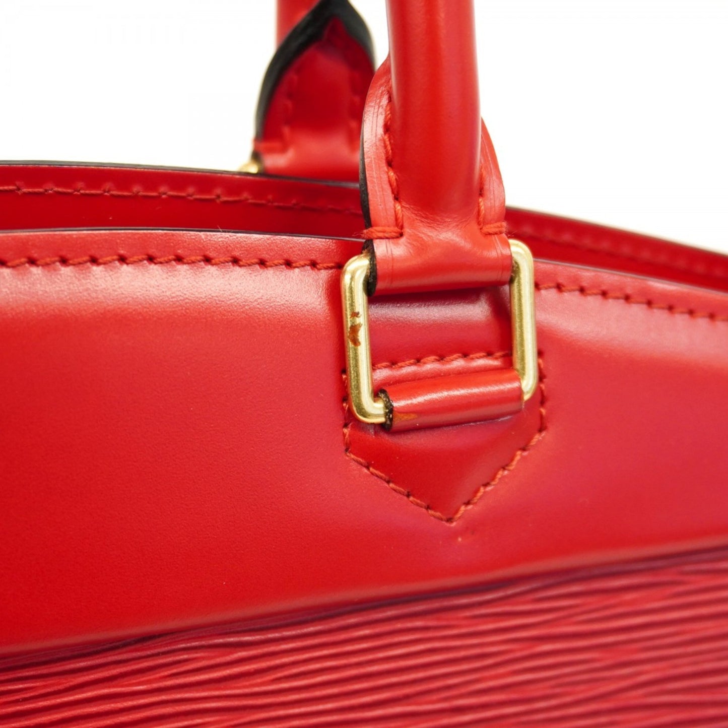 Louis Vuitton Epi Riviera Handbag M4818E Castilian Red