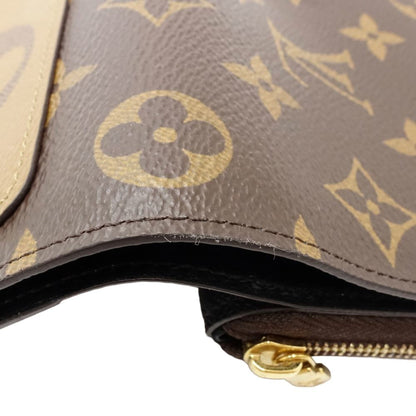 Louis Vuitton Louis Vuitton Bi-Fold Wallet M81461 Portefeuille Lou Monogram Reverse Brown 180860