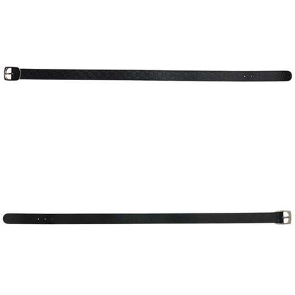 Gucci Belt Ec-24402 Black Striped 211362 479610 90 36 Waist 90Cm Leather Gucci Gg Embossed