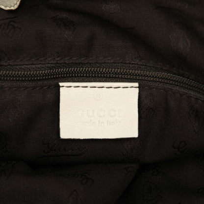 Gucci Guccissima Sukey Handbag 211943 Ivory Leather