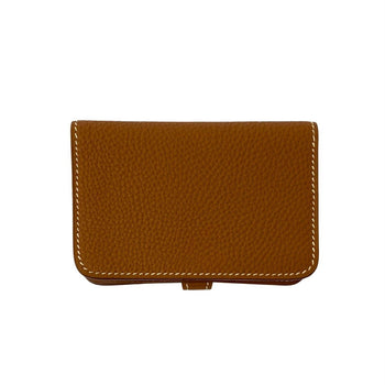 Hermes Dogon Taurillon Clemence Leather Wallet/Coin Purse