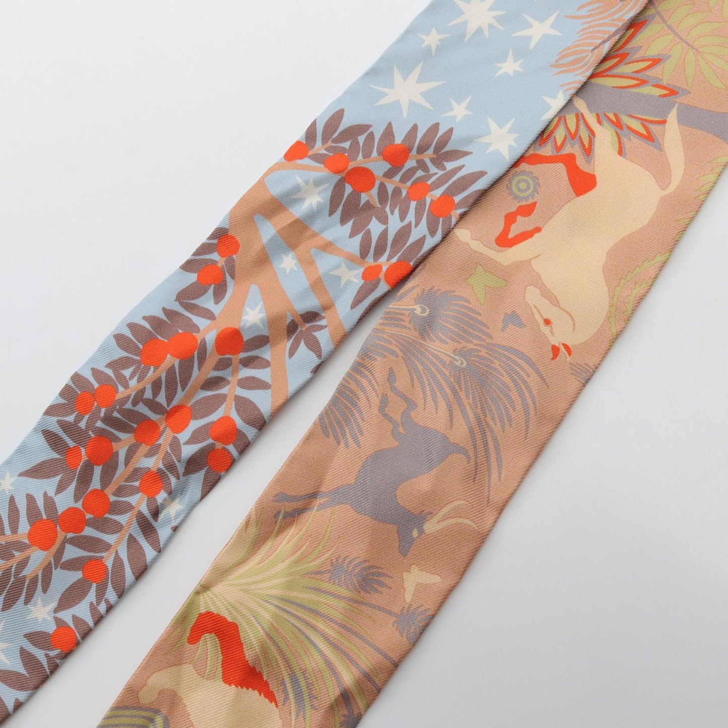 Hermes Herms Le Charme D'Orphee Twilly Silk Scarf