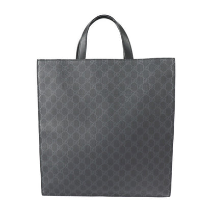 Gucci Gucci Gg Supreme Tote Bag 495559 Pvc Leather Gray Multicolor 2Way Shoulder Patch