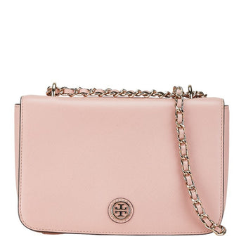 Tory Burch Chain Shoulder Bag Pink Leather
