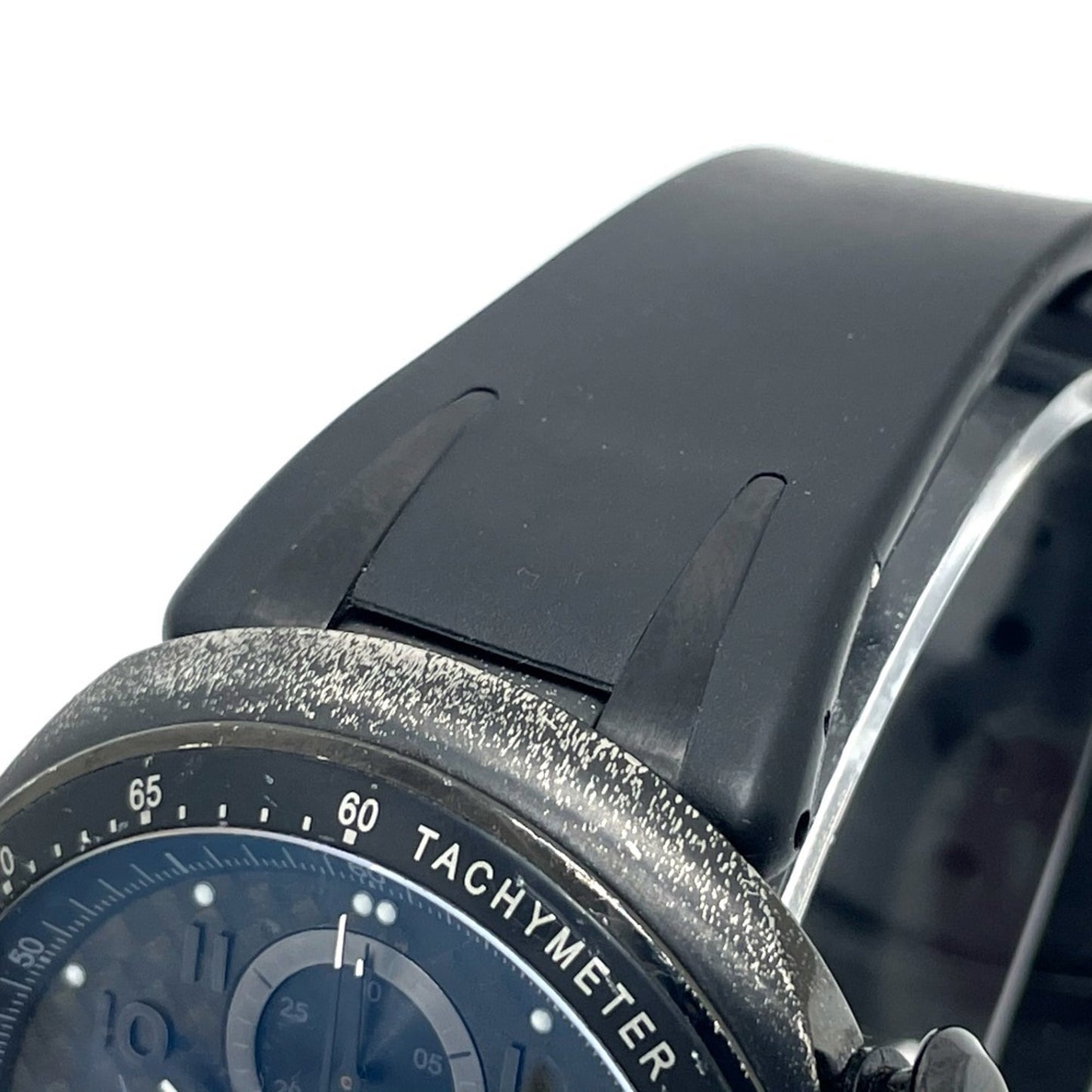 Oris 7611 Chronograph Tt3 Chronograph Black Automatic Watch With Titanium/Rubber Strap