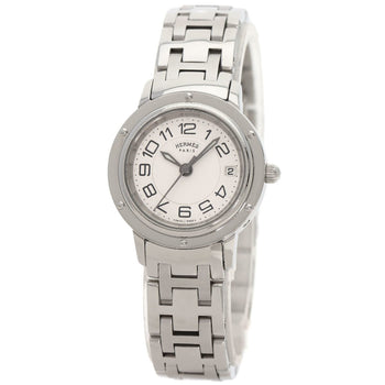Hermes Cp1.210 Clipper Classic Watch Stainless