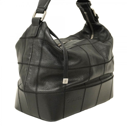 Chanel Chocobar Leather Shoulder Bag