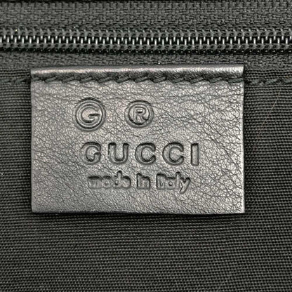 Gucci 293580 Abby Tote Bag Horsebit Pattern Black Leather