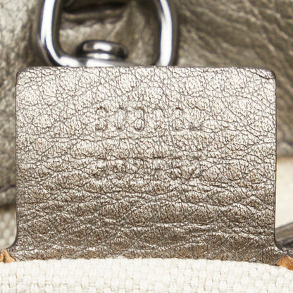 Gucci Soho Interlocking G Chain Shoulder Bag 308982 Gold Leather