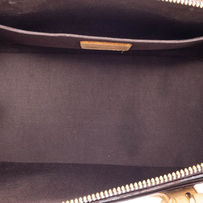 Louis Vuitton Rosewood Avenue Shoulder Bag Monogram Vernis Amaranth M93510