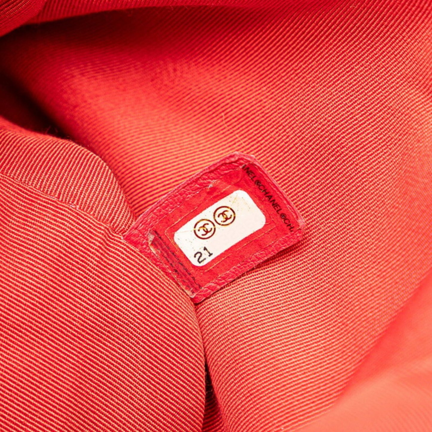 Chanel Coco Mark Matelasse Backpack A94417 Red Lambskin