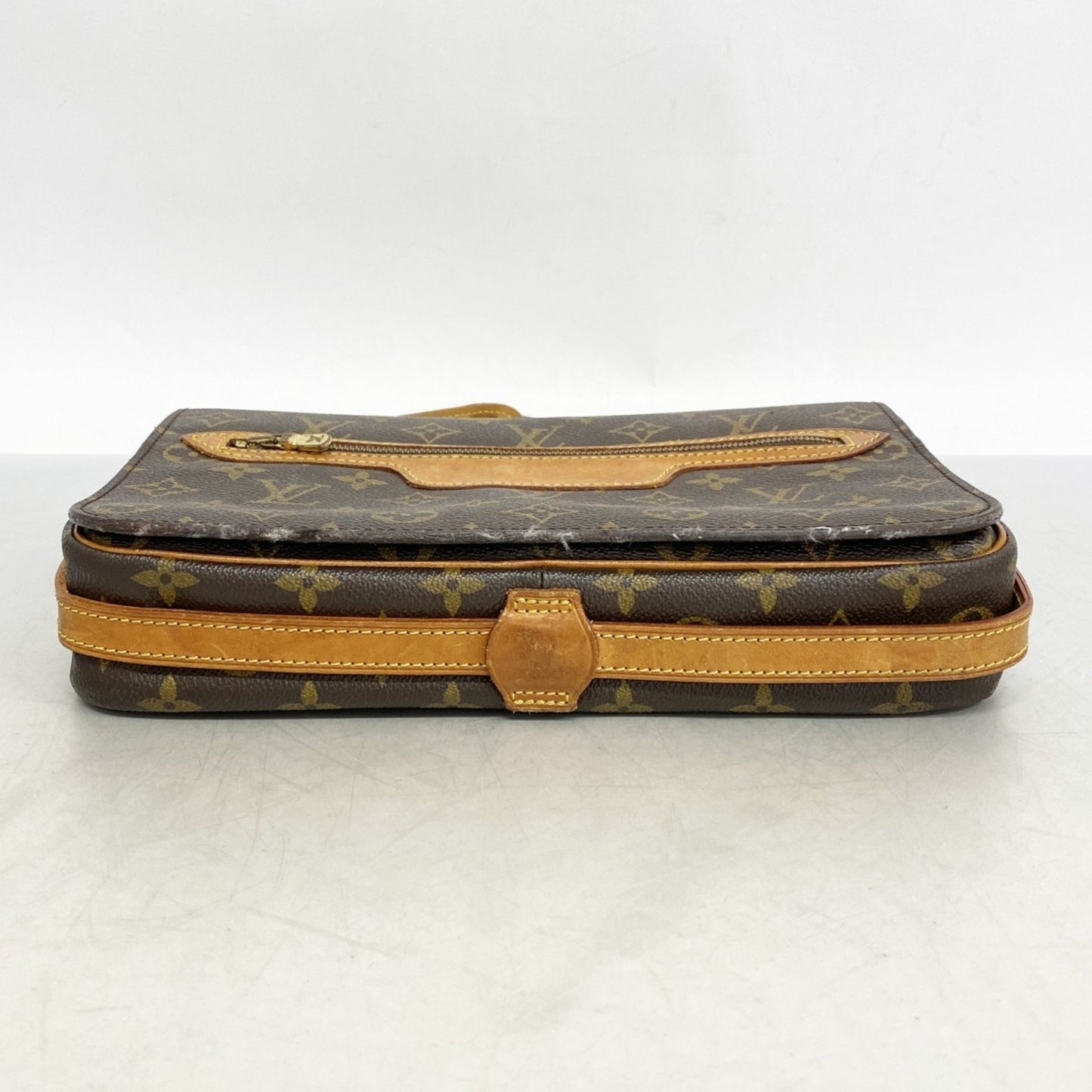 Louis Vuitton Monogram Saint-Germain 28 Shoulder Bag M51207 Brown