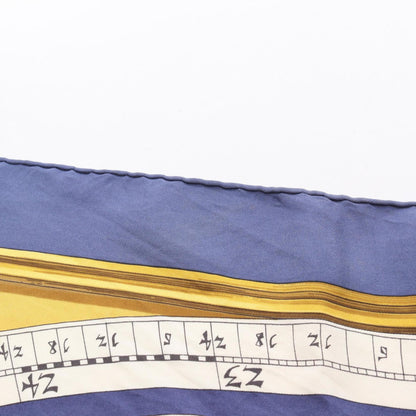Hermes Herms Dies Et Hore Carr 90 Silk Scarf