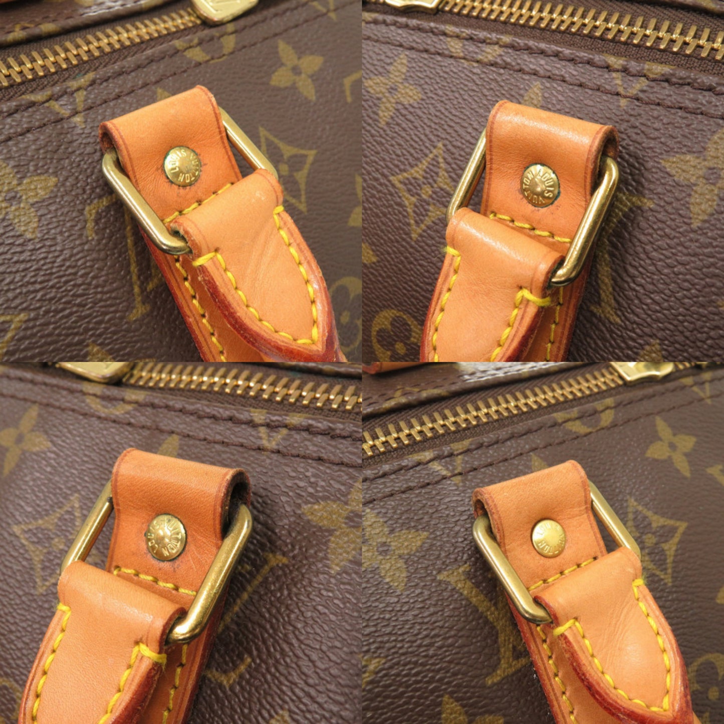 Louis Vuitton Keepall 55 Monogram M41424 Canvas Brown Boston Bag 0614 Louis Vuitton