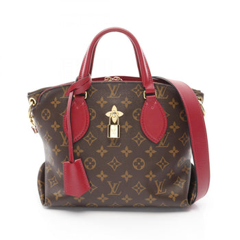 Louis Vuitton Louis Vuitton Flower Zip Tote Pm Bag Coated Canvas Leather Monogram