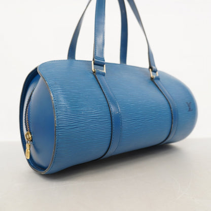 Louis Vuitton Epi Soufflot Handbag M52225 Toledo Blue