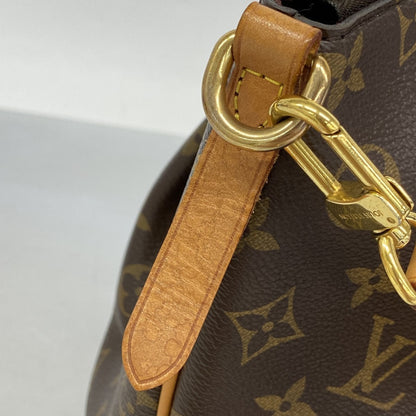 Louis Vuitton Monogram Turen Pm Handbag M48813 Brown 2-Way Bag