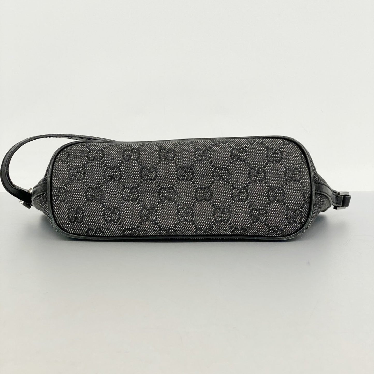 Gucci Pouch 07198 Denim Gray Black