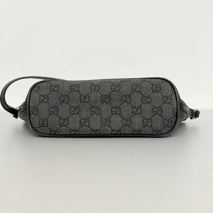 Gucci Pouch 07198 Denim Gray Black