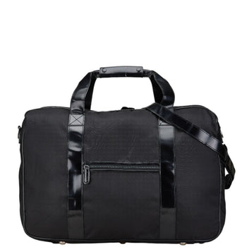 Gucci Boston Bag Shoulder 012 3754 Black Nylon Leather