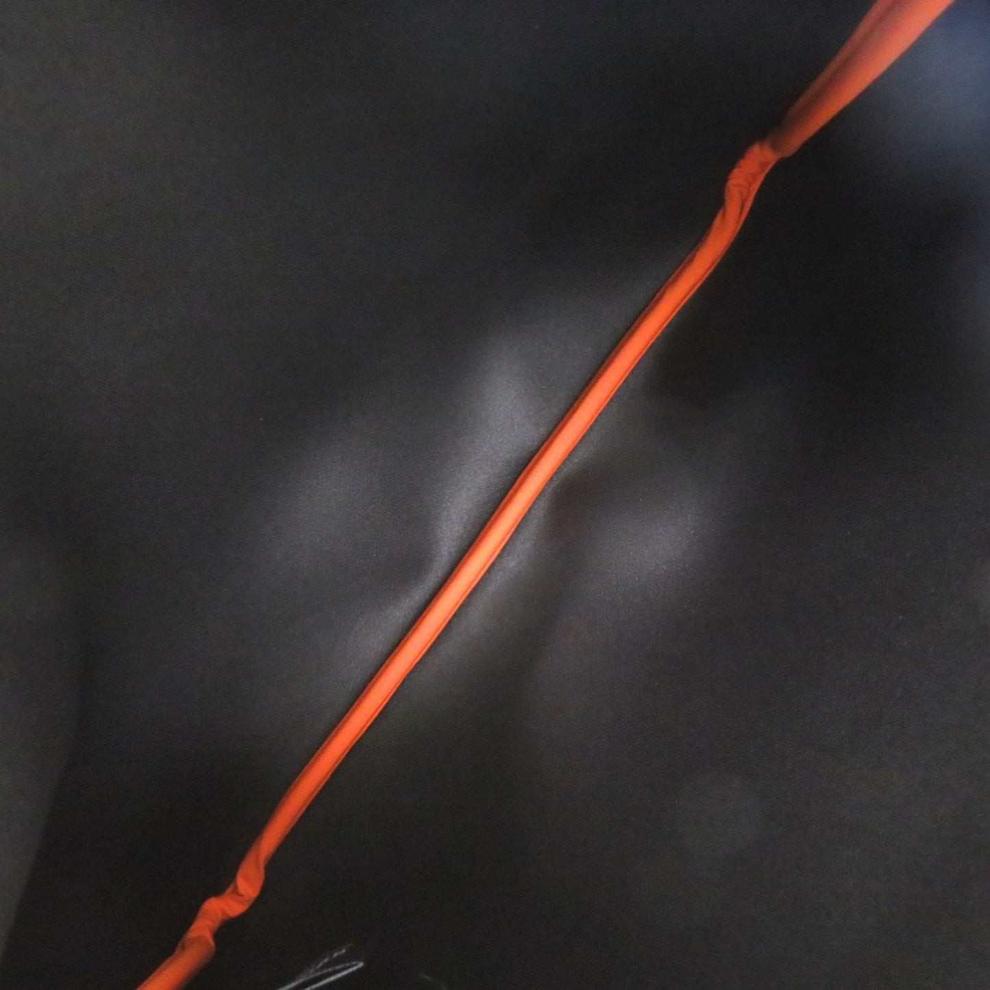 Unused Herms Neoban Mm Nylon/Polyamide Orange Pouch 0575 Hermes