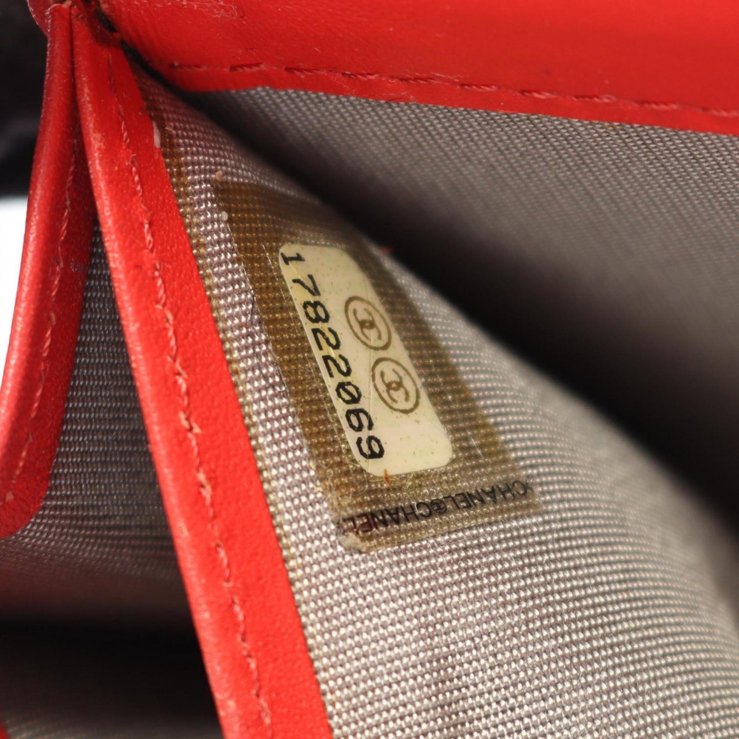 Chanel Coco Mark Bifold Long Wallet In Grained Calfskin Leather