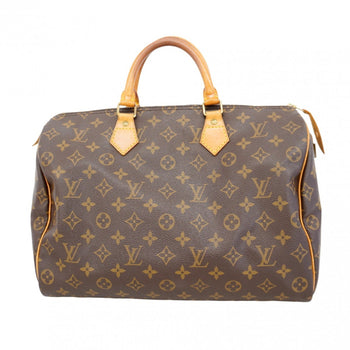 Louis Vuitton Monogram Speedy 35 Handbag M41107 Brown