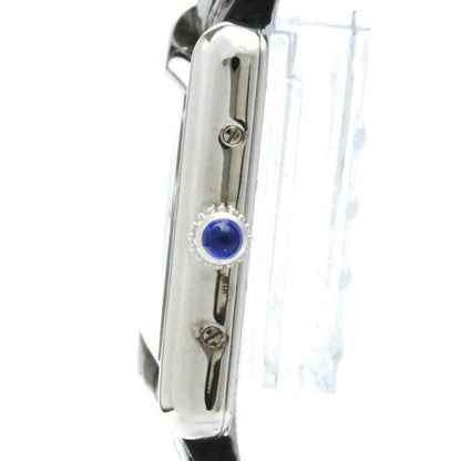 Cartier Must Tank Stainless Steel Leather Quartz