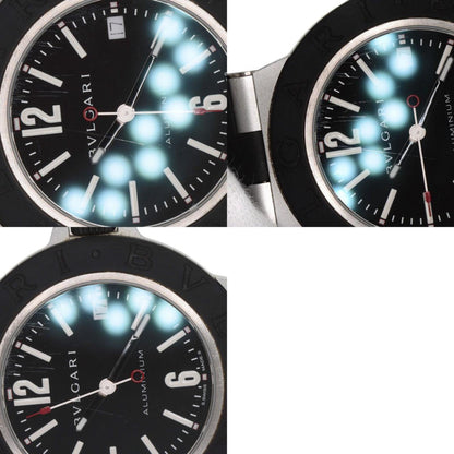 Bvlgari Bb40At Alum Date Watch Rubber