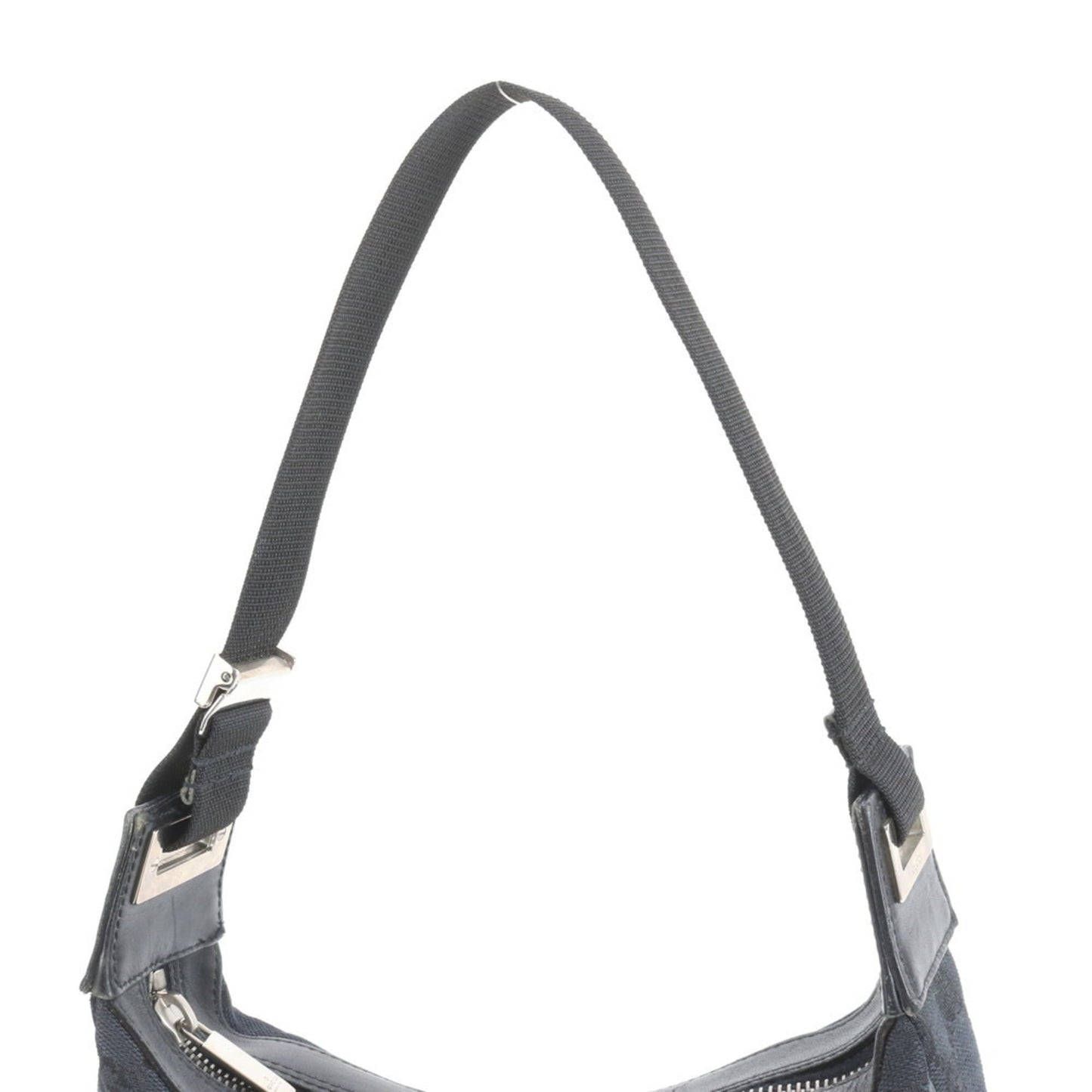 Gucci Gg Canvas 019-0537 Leather Shoulder Bag